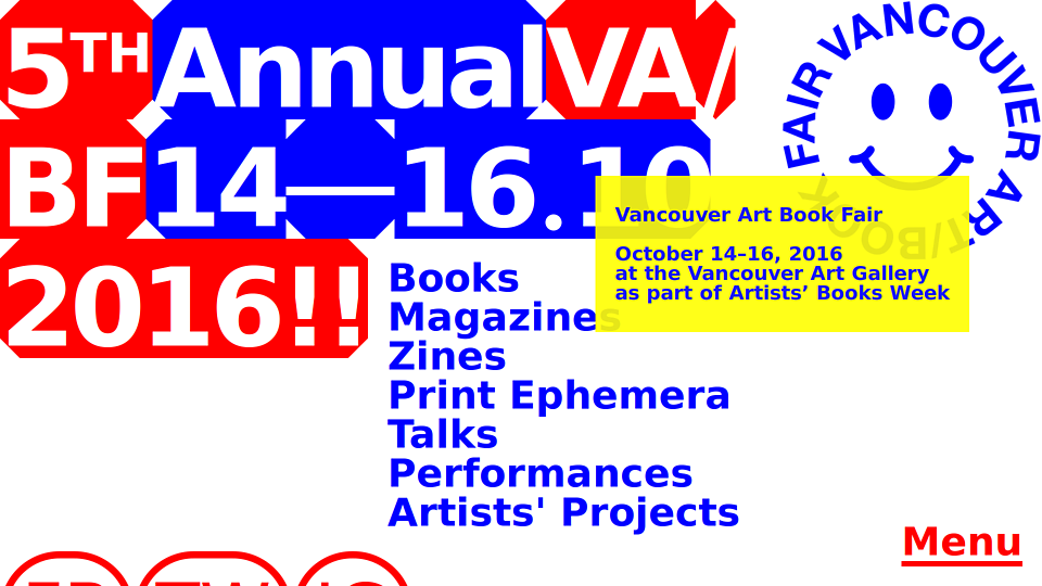 Vancouver Artbook Fair 2016