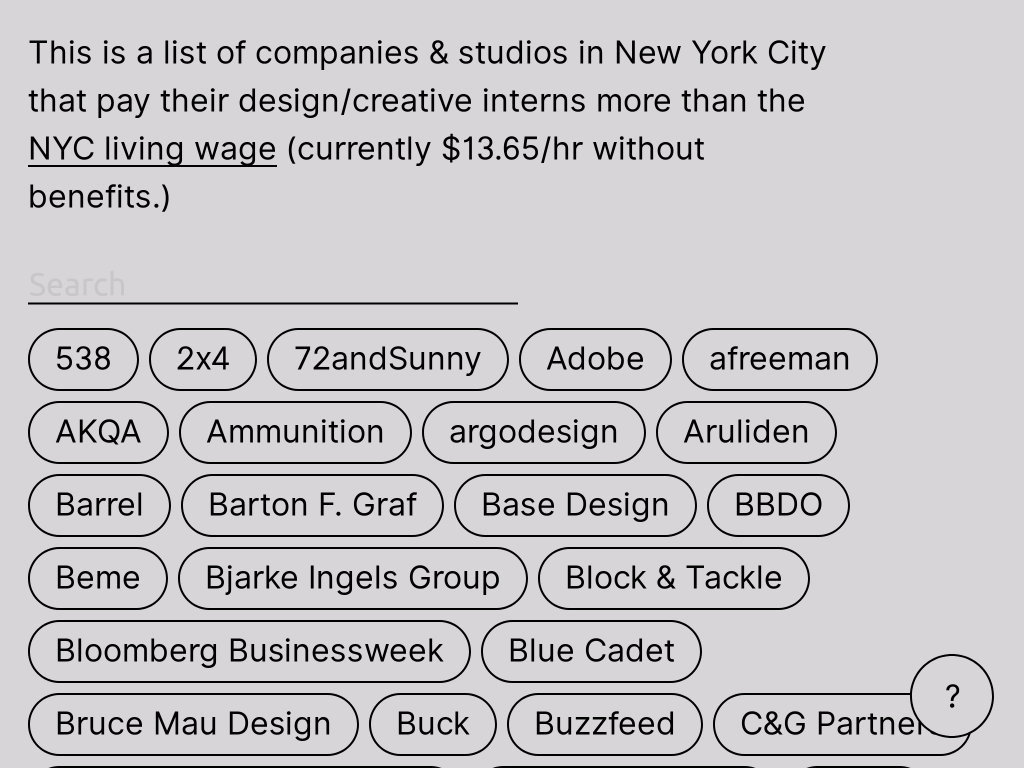 NYC Paid Creative Internships
